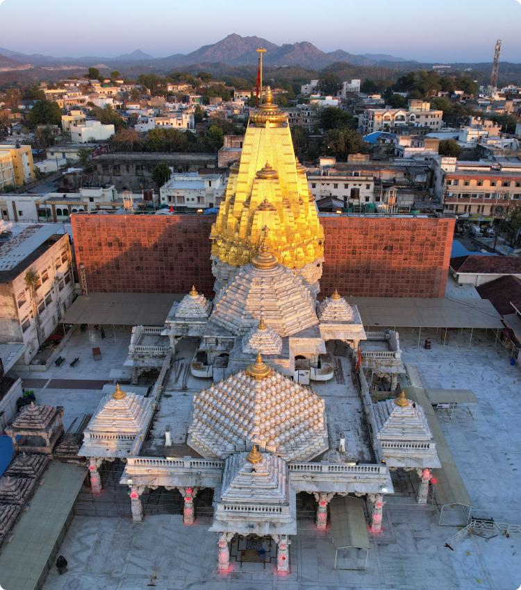 Ambaji Temple Top View